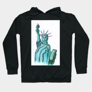 Queen Of Liberty Digital Enhanced Hoodie